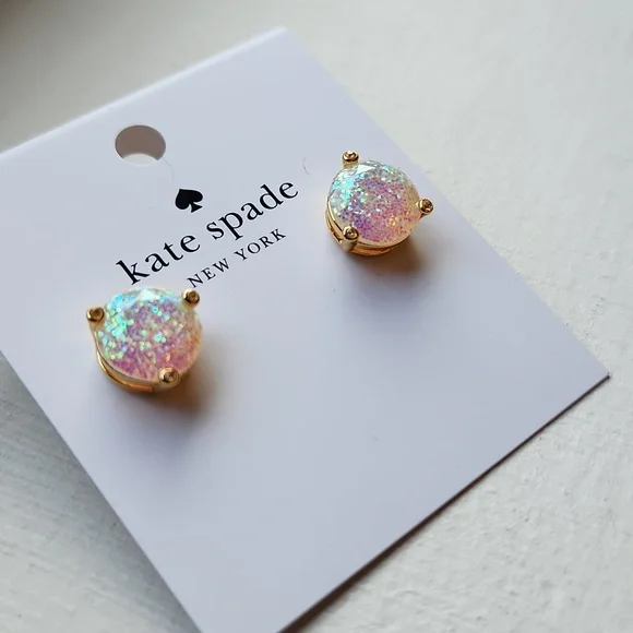 Kate Spade Rise and Shine Opal Glitter Earrings - Picture 5 of 7